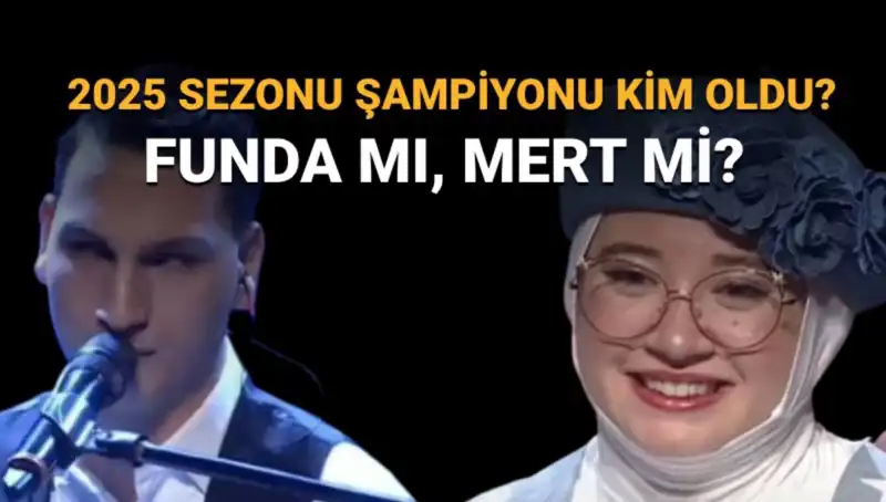 O Ses Türkiye 2025 Şampiyonu Açıklandı: Funda mı Mert mi Galip Geldi?