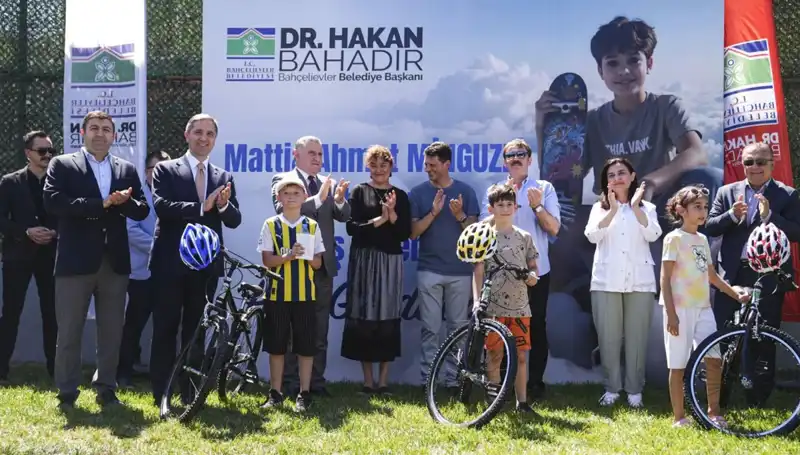 Bahçelievler’de Gençlerin Hayali Gerçek oldu: Mattia Ahmet Minguzzi Skate Parkı Açıldı