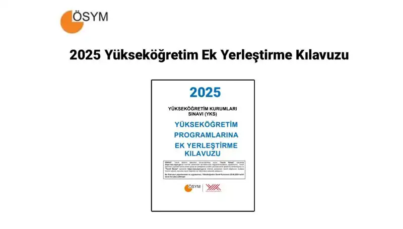 2025 Yükseköğretim Ek Yerleştirme Kılavuzu Yayınlandı! Tercih Süreci Hakkında Bilmeniz Gerekenler