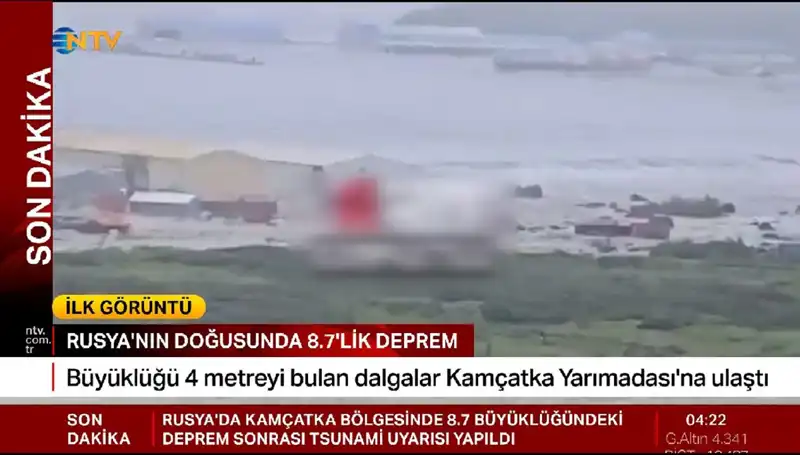 Kamçatka Kıyılarını Vuran İlk Tsunami Dalgaları: Ne Oluyor?