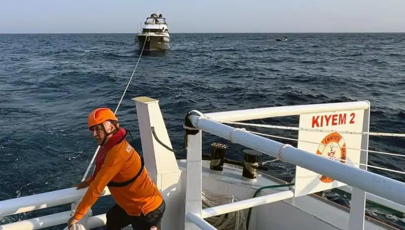 Marmaris Açıklarında 10 Kişiyi Taşıyan Tekne Dramı: Kurtarma Operasyonu Başarıyla Tamamlandı!