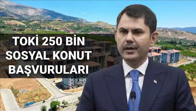 2025’te TOKİ’den 250 Bin Sosyal Konut: Başvurular Ne Zaman Başlayacak?