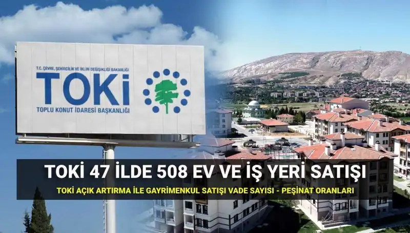 TOKİ, 47 İlde 508 Konut ve İş Yeri Satıyor: İhtimaller Neler?