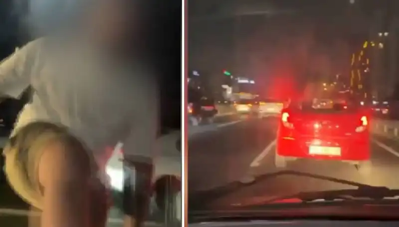 Trafik Magandasının Feci Anları Güvenlik Kamerasında Kaydedildi