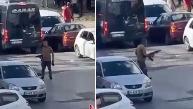 Başakşehir'de Pompalı Tüfekle Sokaklarda Korku Salan Olay!