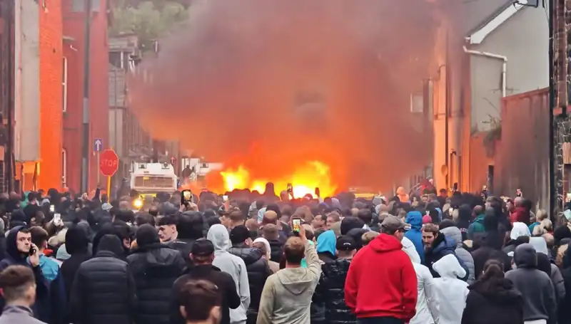 Kuzey İrlanda’da Cinsel Saldırı Protestoları: İsyanın Alevleri Yükseliyor