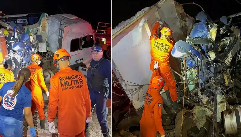 Brezilya'daki Otobüs Kazasında 11 Kişi Hayatını Kaybetti, 45 Yaralı