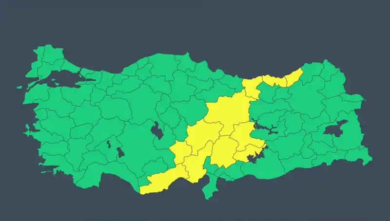 11 İlde Şiddetli Yağış ve Fırtına Tehlikesi: Daha Dikkatli Olun!