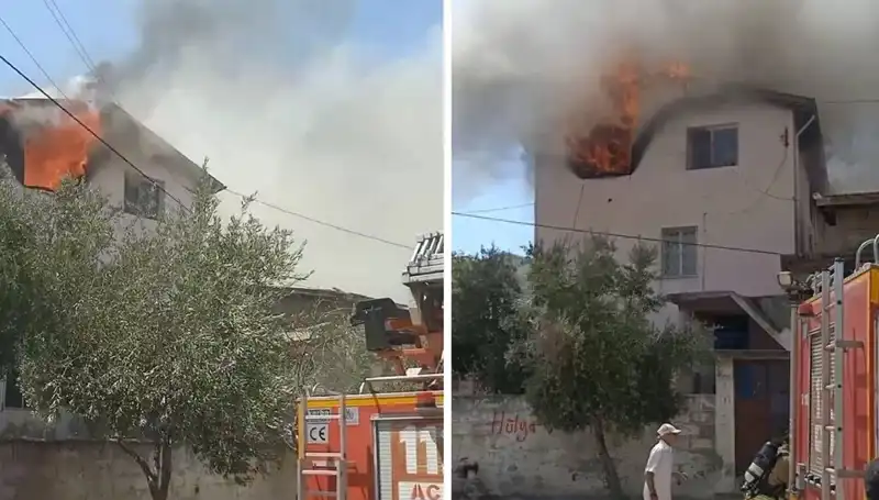 Hatay'da Yangın Korkuttu: Üç Yaşındaki Çocuk Hastaneye Kaldırıldı